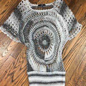 Stretch Crochet Top/Beach Cover Up